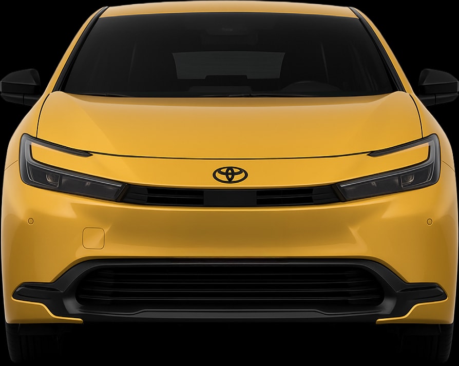 Front view of the 2023 Toyota Prius
