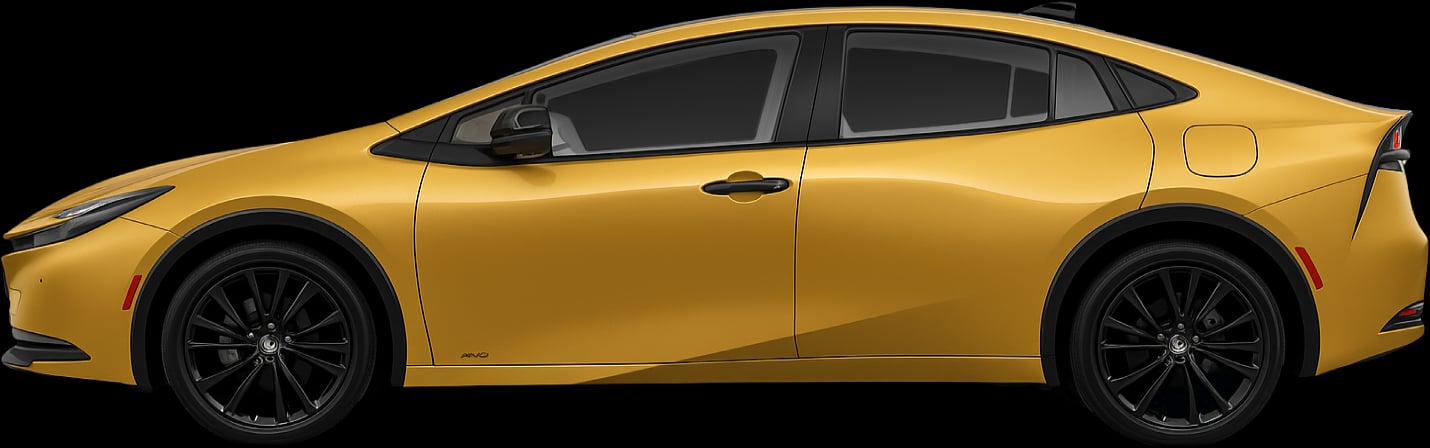 Side view of the 2023 Toyota Prius
