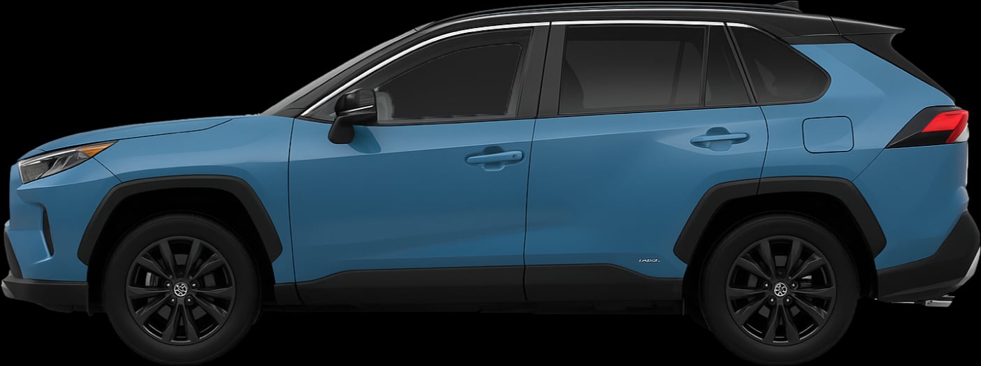 Side view of the 2022 Toyota RAV4