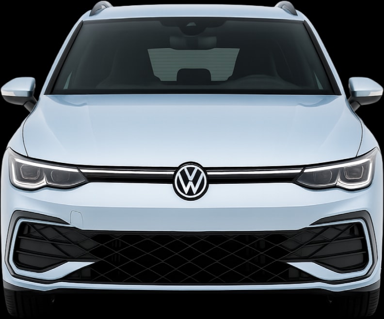 Front view of the 2024 Volkswagen Golf Estate