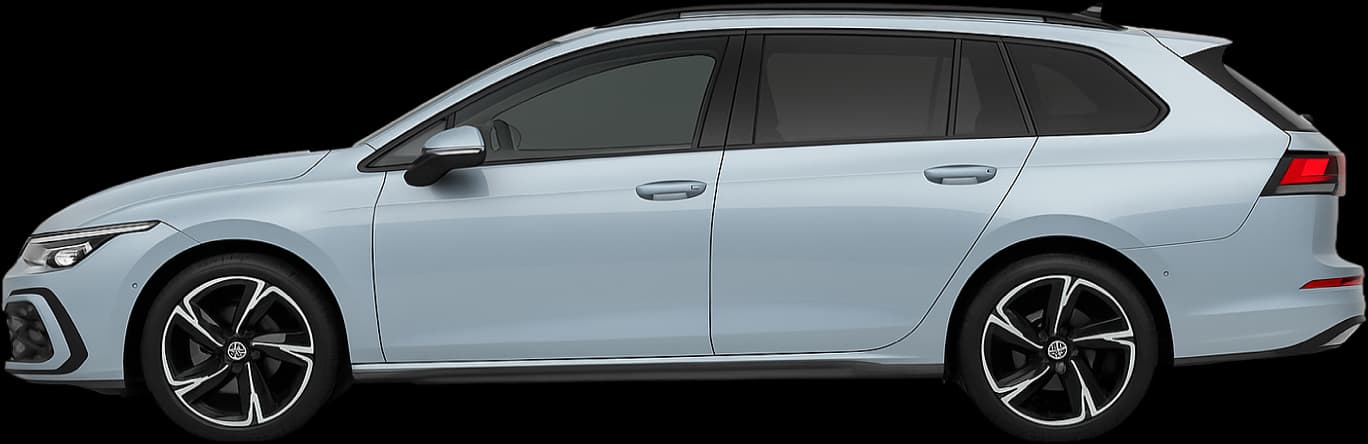 2024 Volkswagen Golf side view comparison