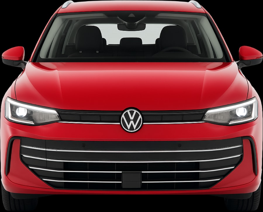 Front view of the 2024 Volkswagen Passat