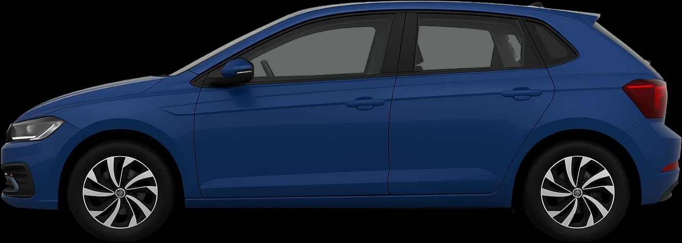Side view of the 2021 Volkswagen Polo