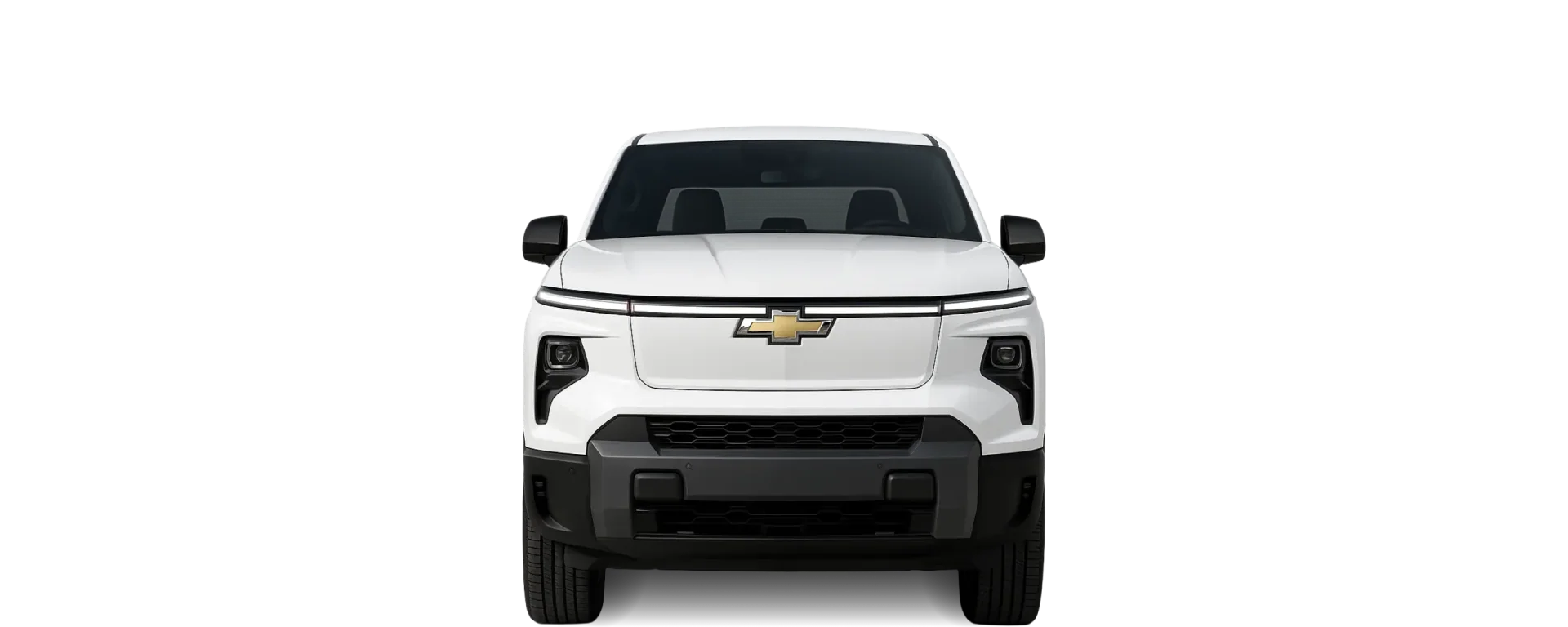 Front view of the 2024 Chevrolet Silverado EV