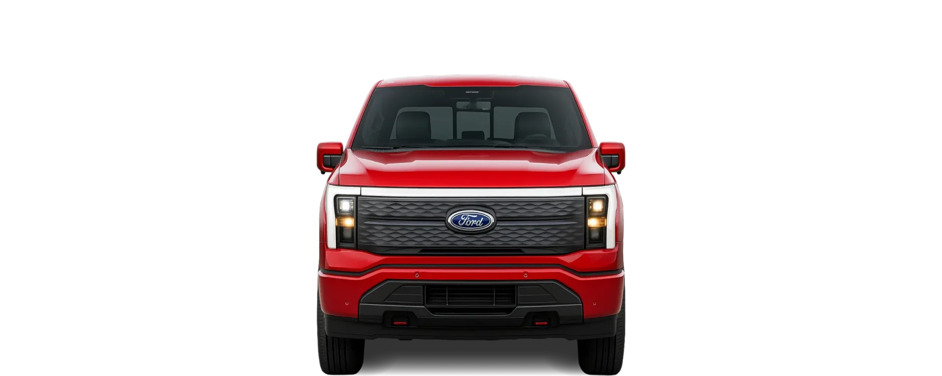 Front view of the 2022 Ford F-150 Lightning