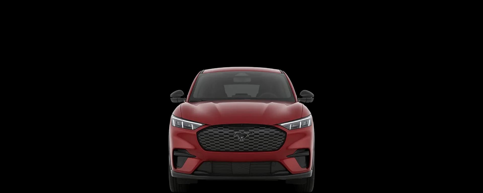 Front view of the 2021 Ford Mustang Mach‑E