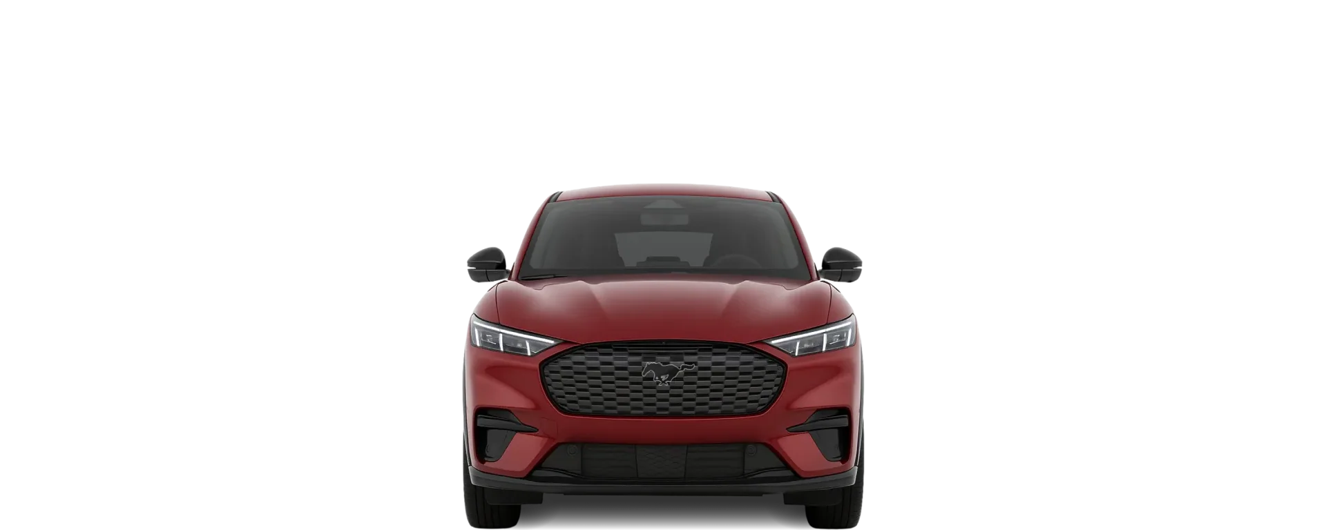 Front view of the 2021 Ford Mustang Mach‑E
