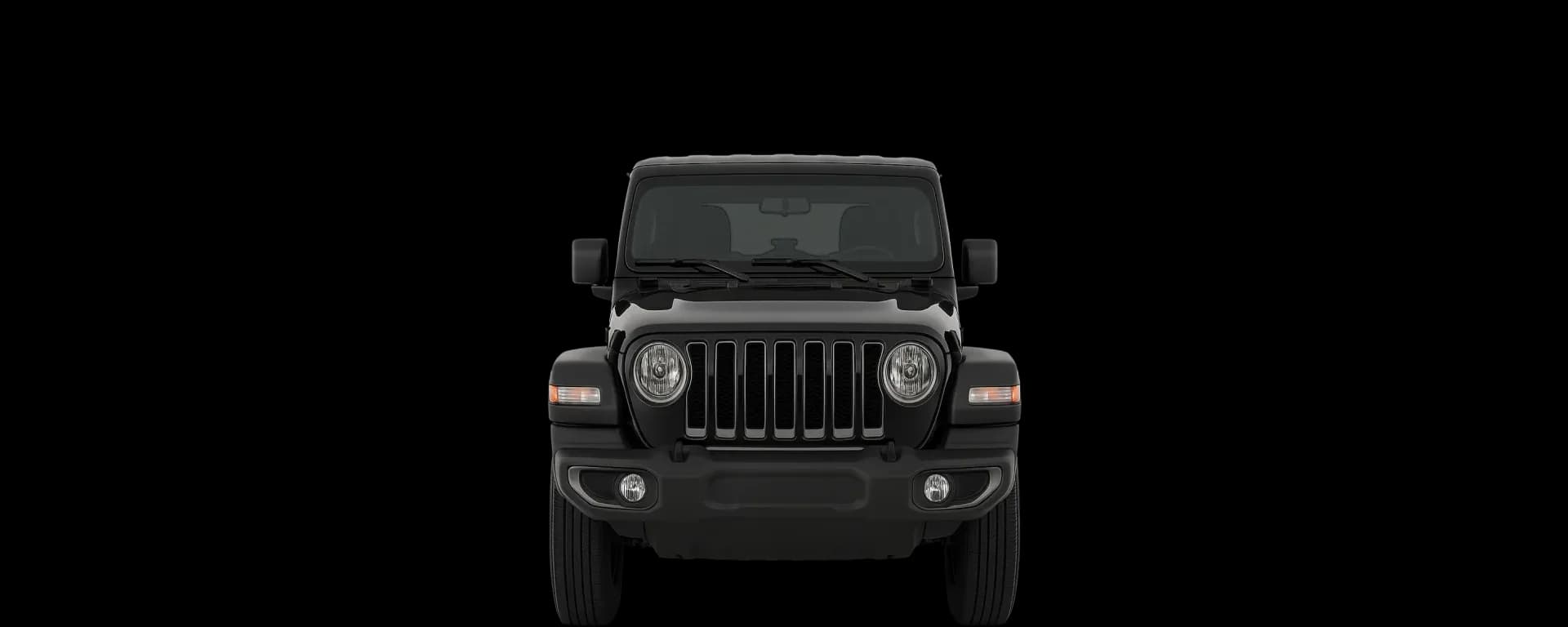 Front view of the 2017 Jeep Wrangler Unlimited