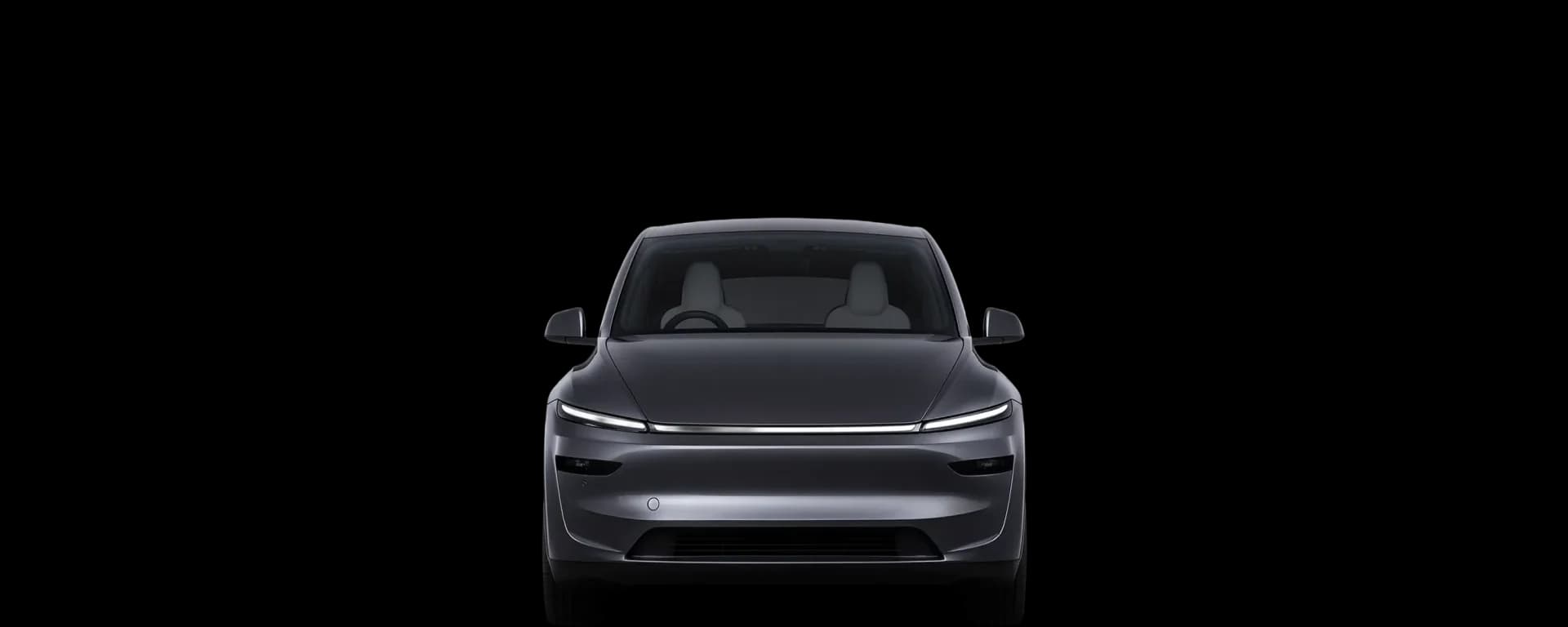 Front view of the 2020 Tesla Model Y