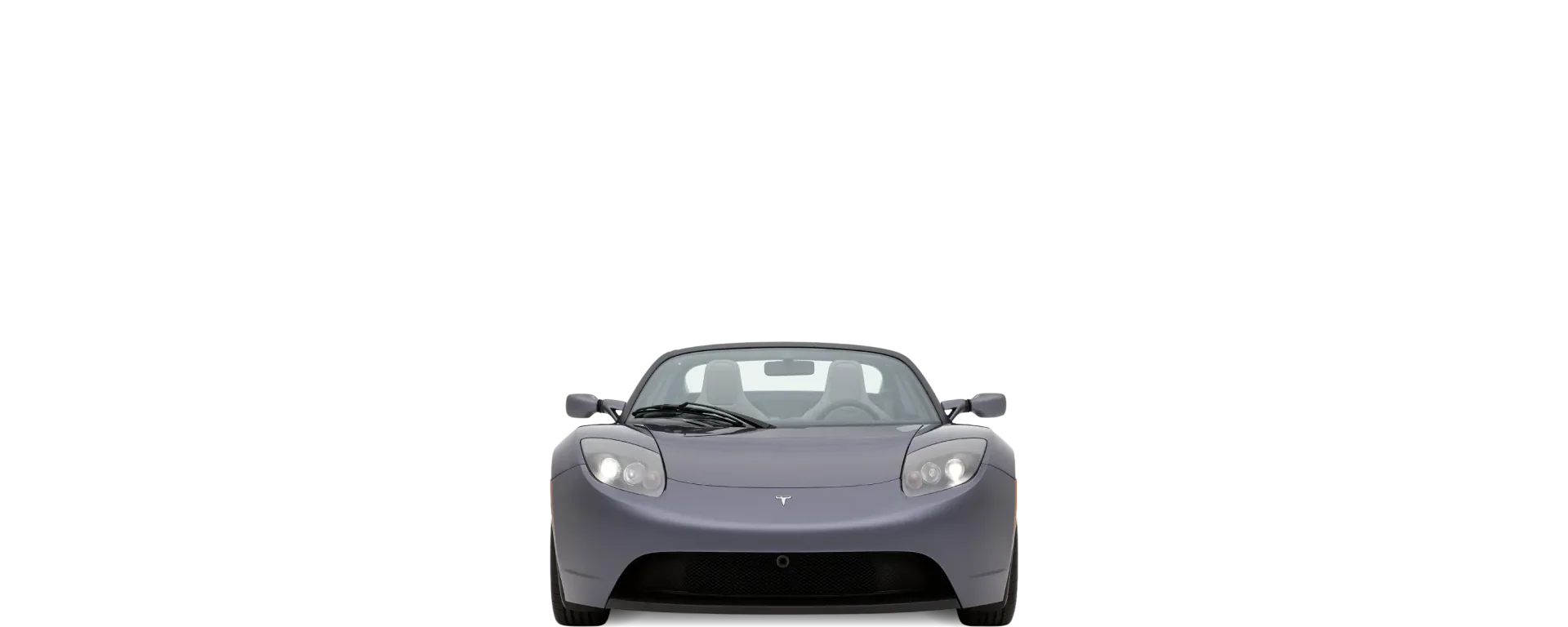 Front view of the 2008 Tesla Roadster