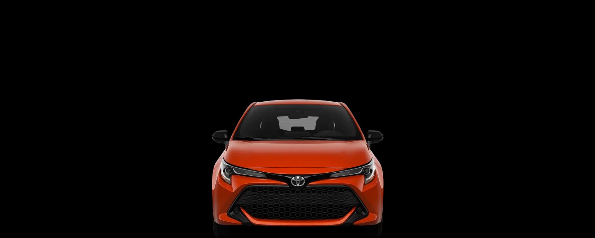 Front view of the 2023 Toyota Corolla Hatchback