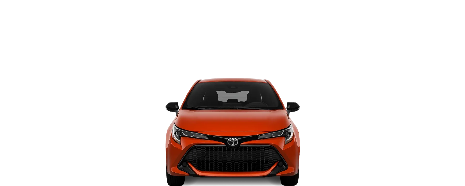 Front view of the 2023 Toyota Corolla Hatchback