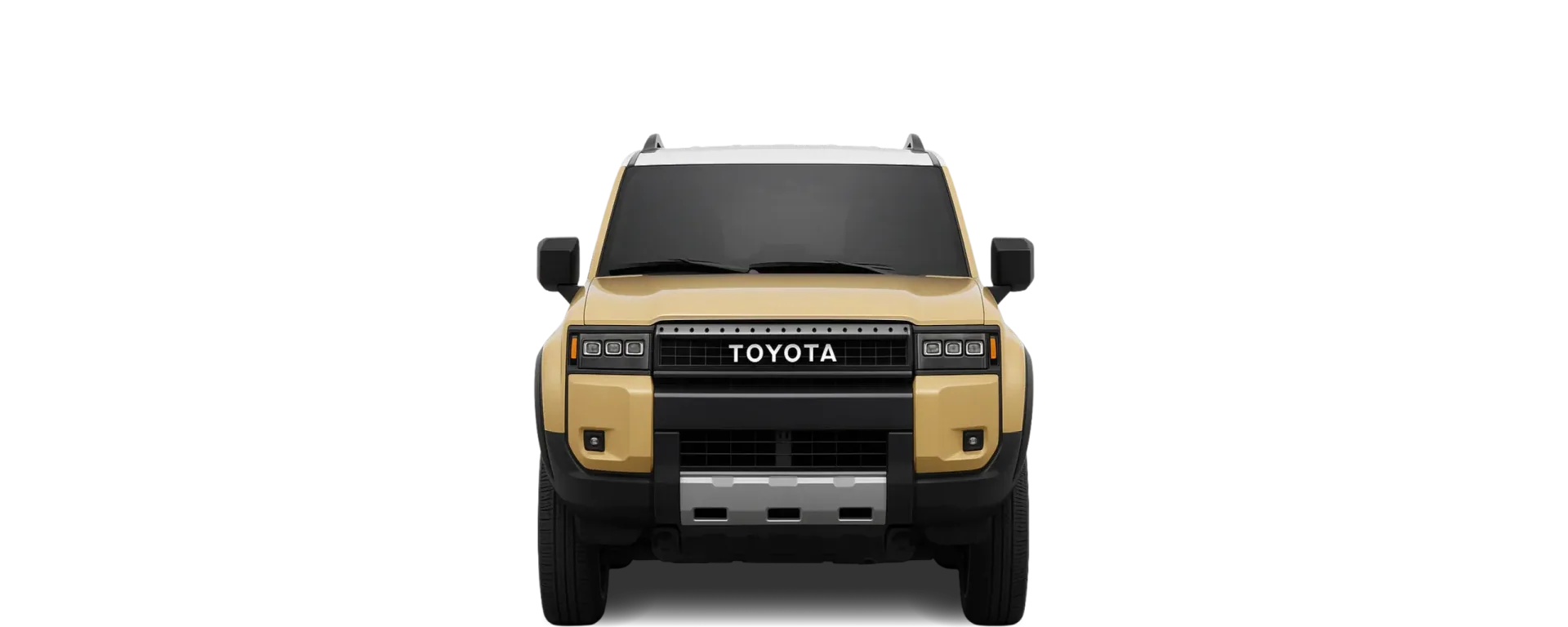 Front view of the 2021 Toyota Land Cruiser