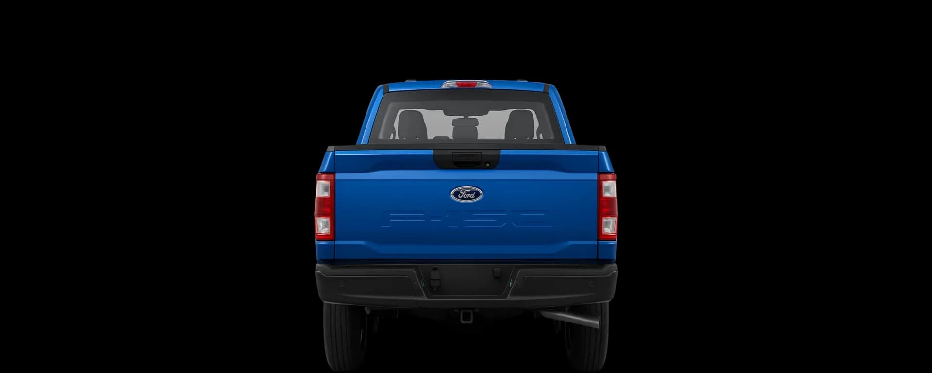 Rear view of the 2024 Ford F-150 Regular Cab 6-1/2 4x4