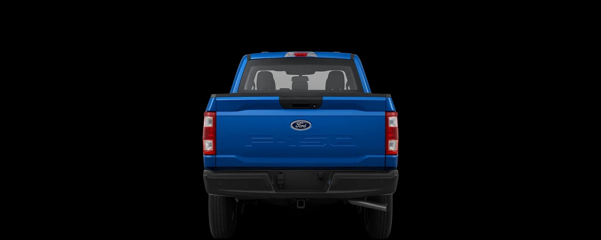 Rear view of the 2024 Ford F-150 Regular Cab 8 4x4