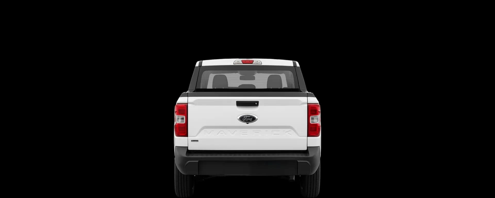 Rear view of the 2022 Ford Maverick