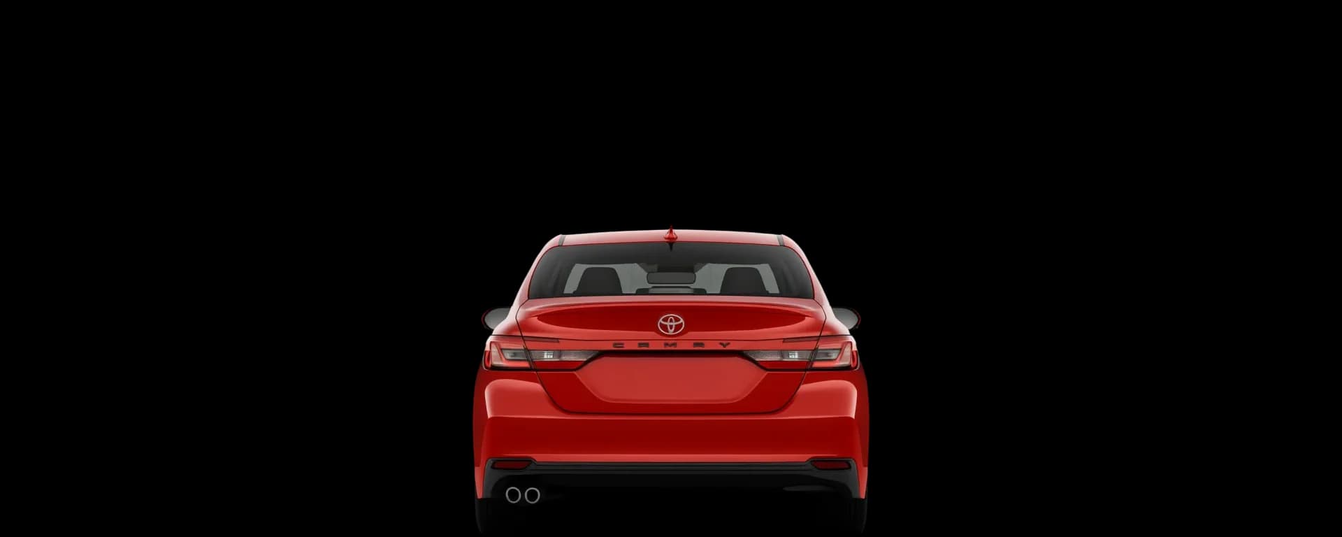 Rear view of the 2023 Toyota Camry