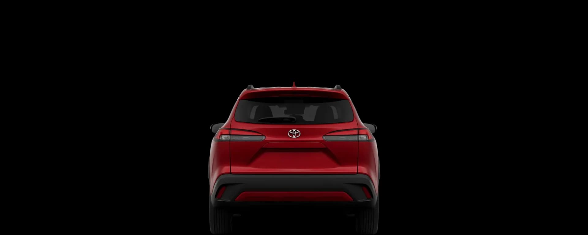 Rear view of the 2025 Toyota Corolla Cross