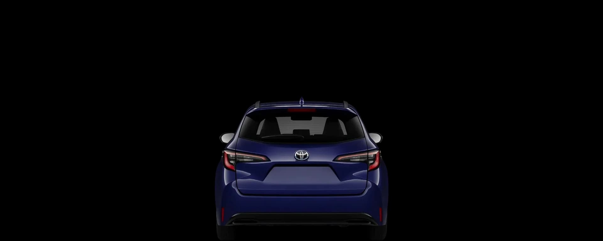 Rear view of the 2023 Toyota Corolla Touring Sports