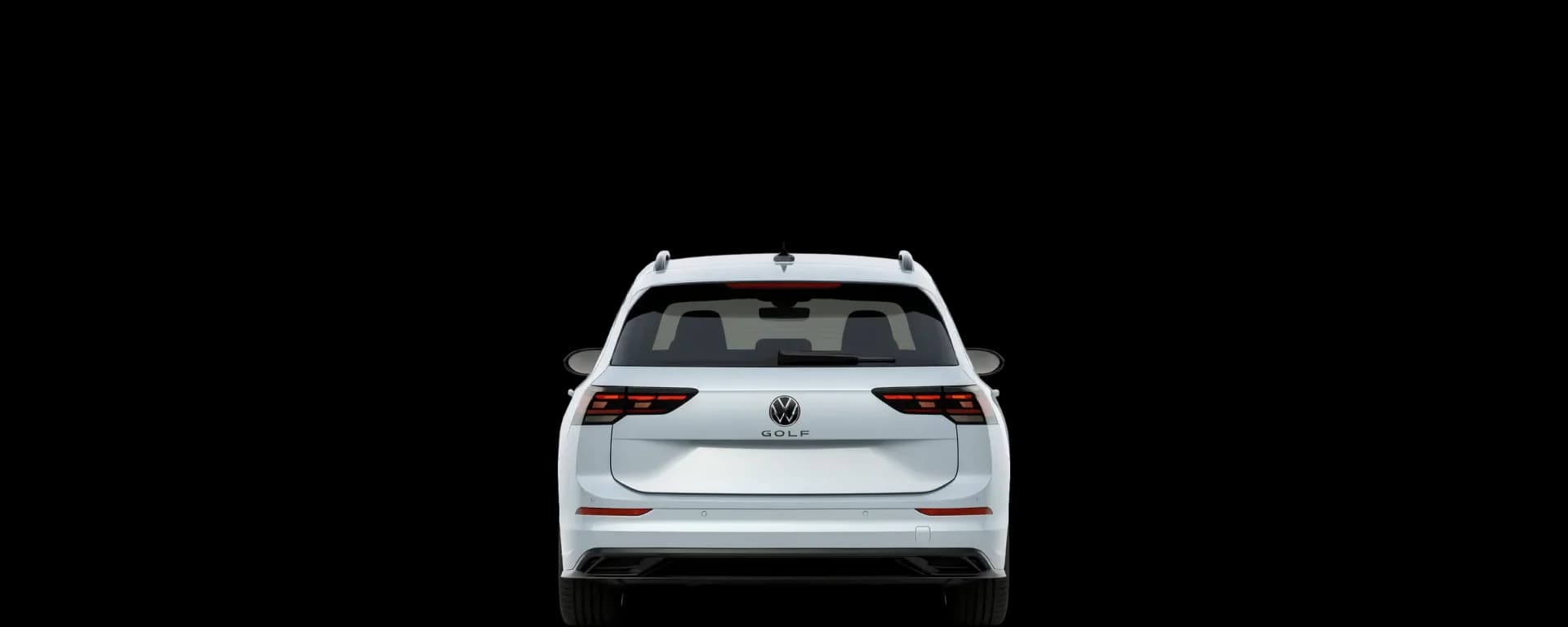 Rear view of the 2024 Volkswagen Golf Estate