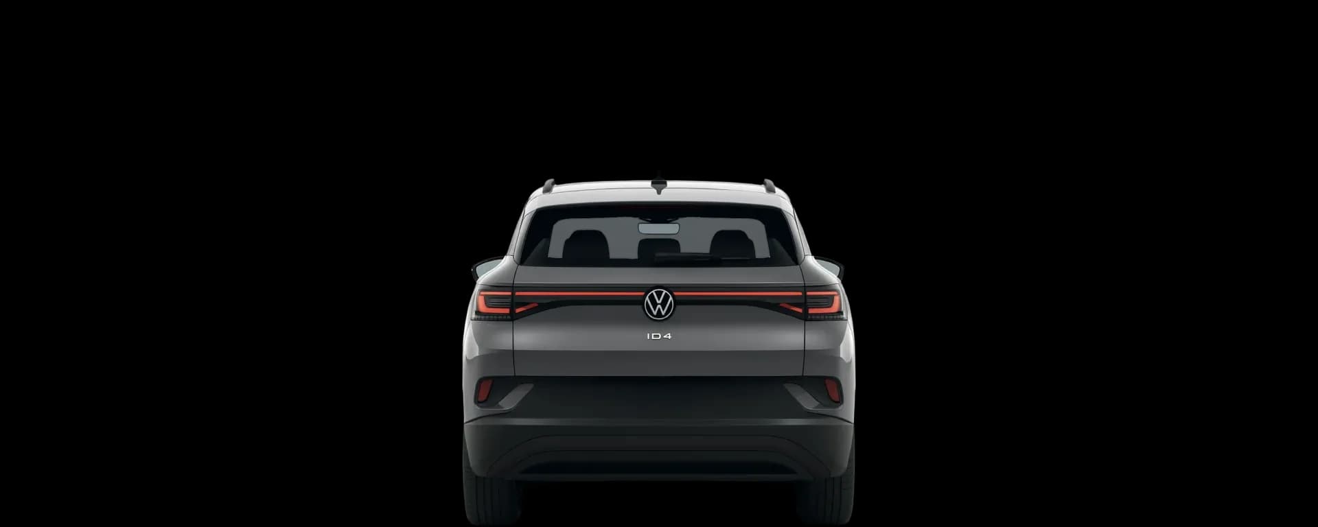 Rear view of the 2020 Volkswagen ID.4