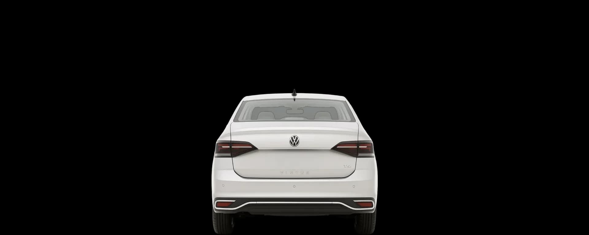 Rear view of the 2022 Volkswagen Virtus