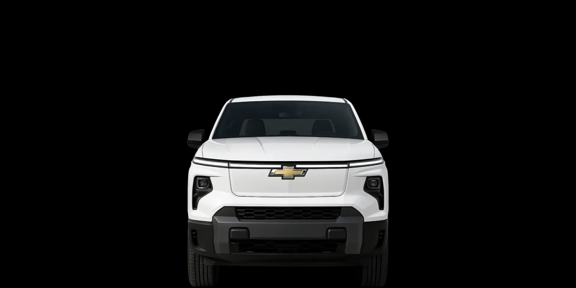 Front view of the 2024 Chevrolet Silverado EV