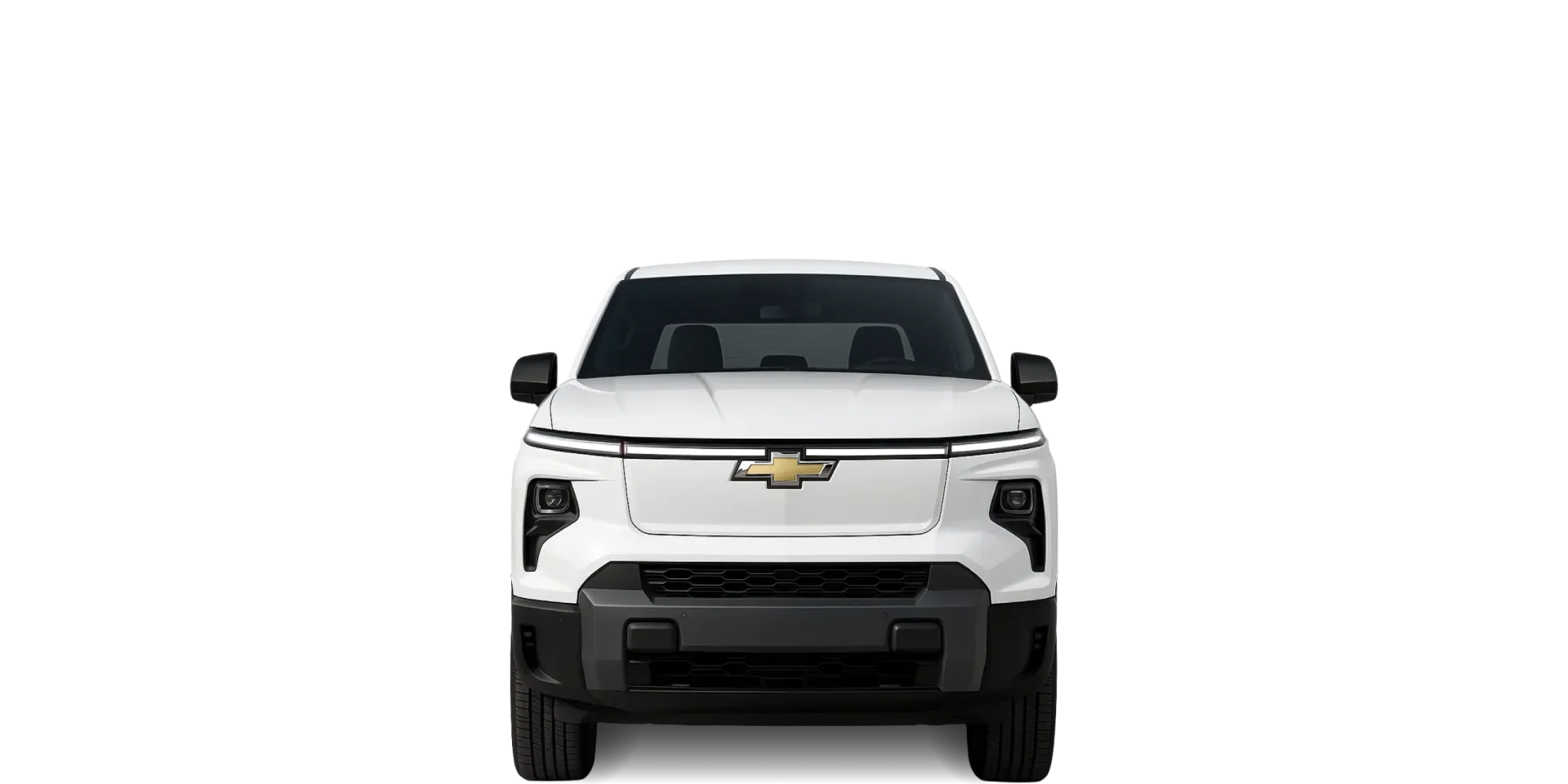 Front view of the 2024 Chevrolet Silverado EV