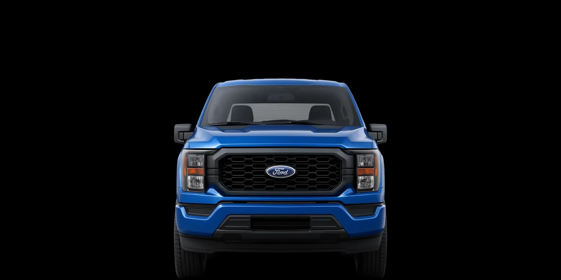 Front view of the 2024 Ford F-150 Regular Cab 6-1/2 4x2