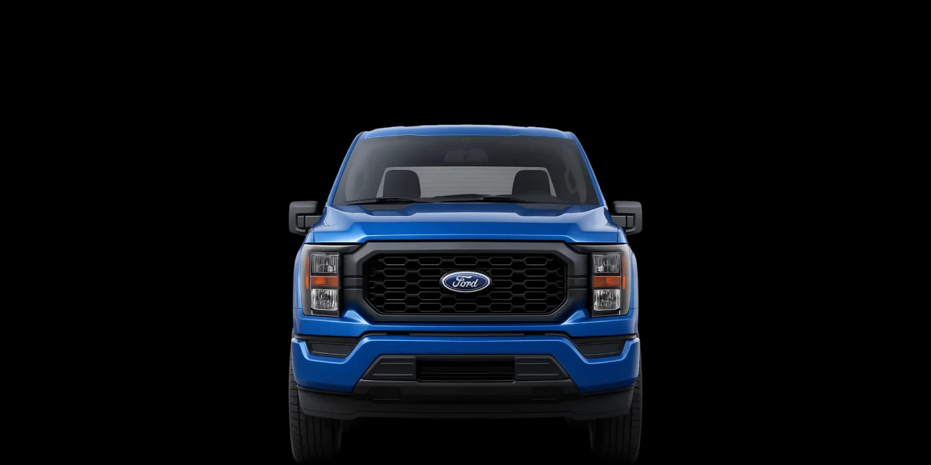 Front view of the 2024 Ford F-150 Regular Cab 6-1/2 4x4