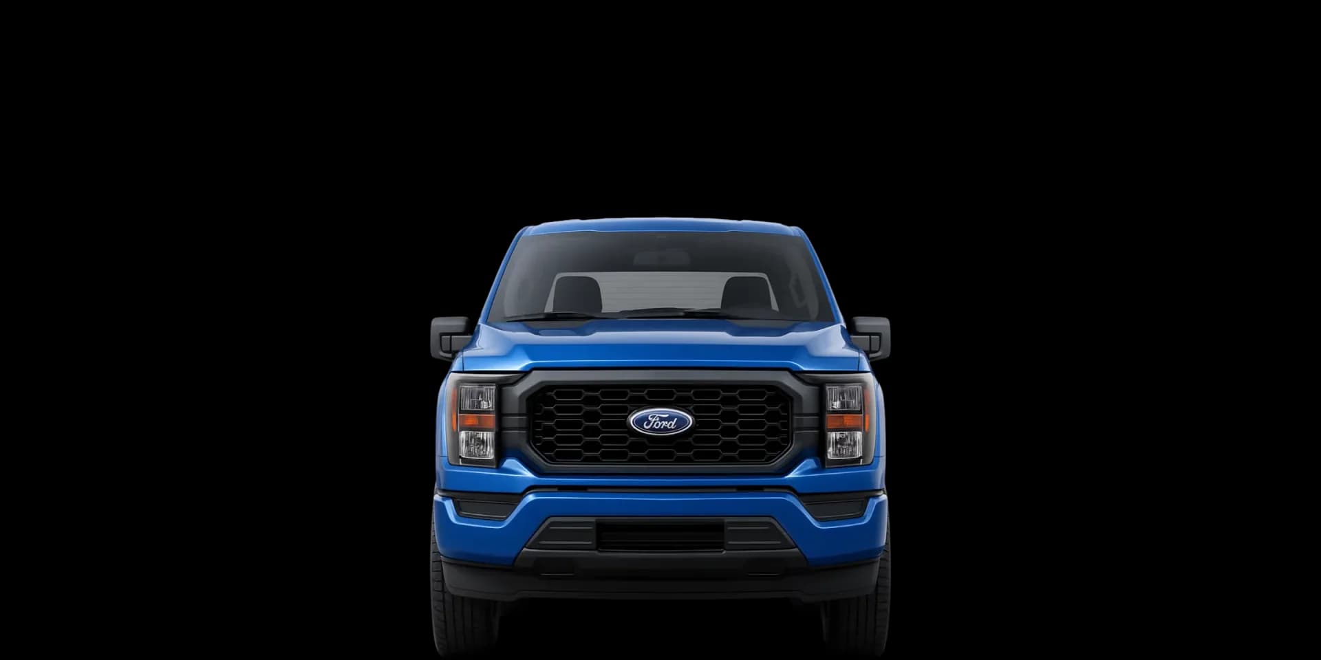 Front view of the 2024 Ford F-150 Regular Cab 8 4x4