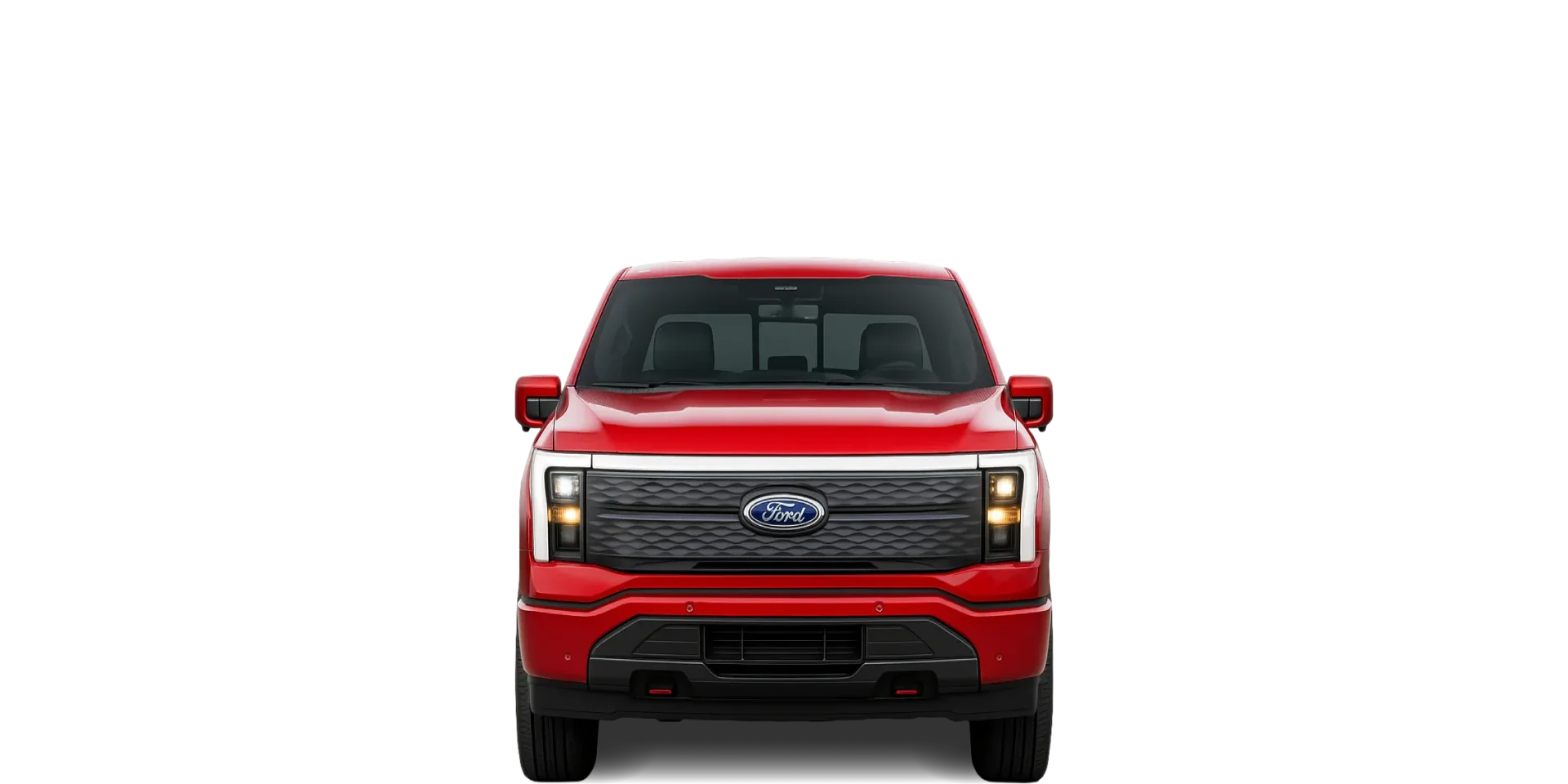 Front view of the 2022 Ford F-150 Lightning