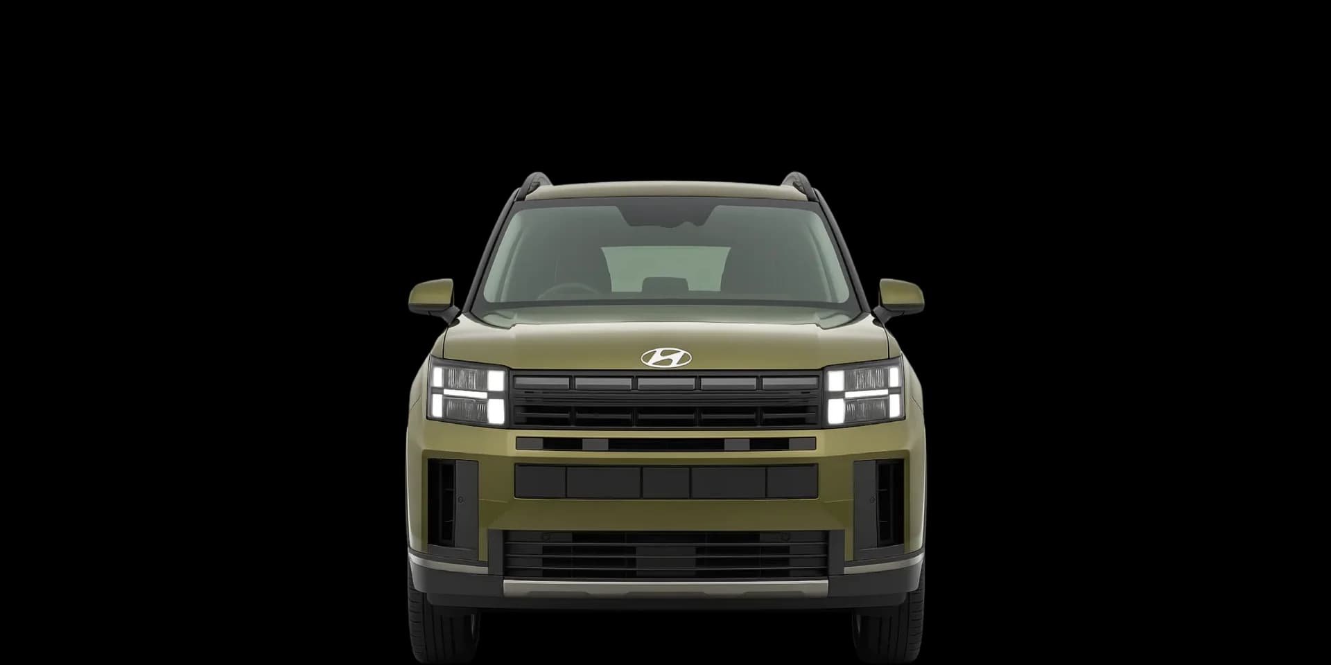 Front view of the 2023 Hyundai Santa Fe