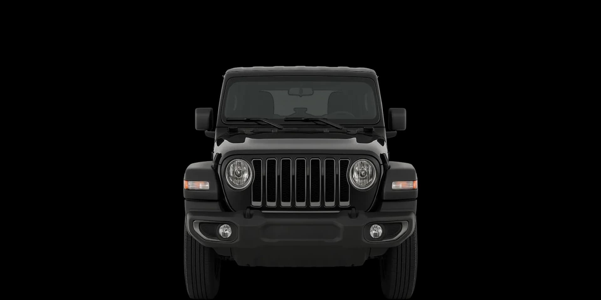 Front view of the 2017 Jeep Wrangler Unlimited