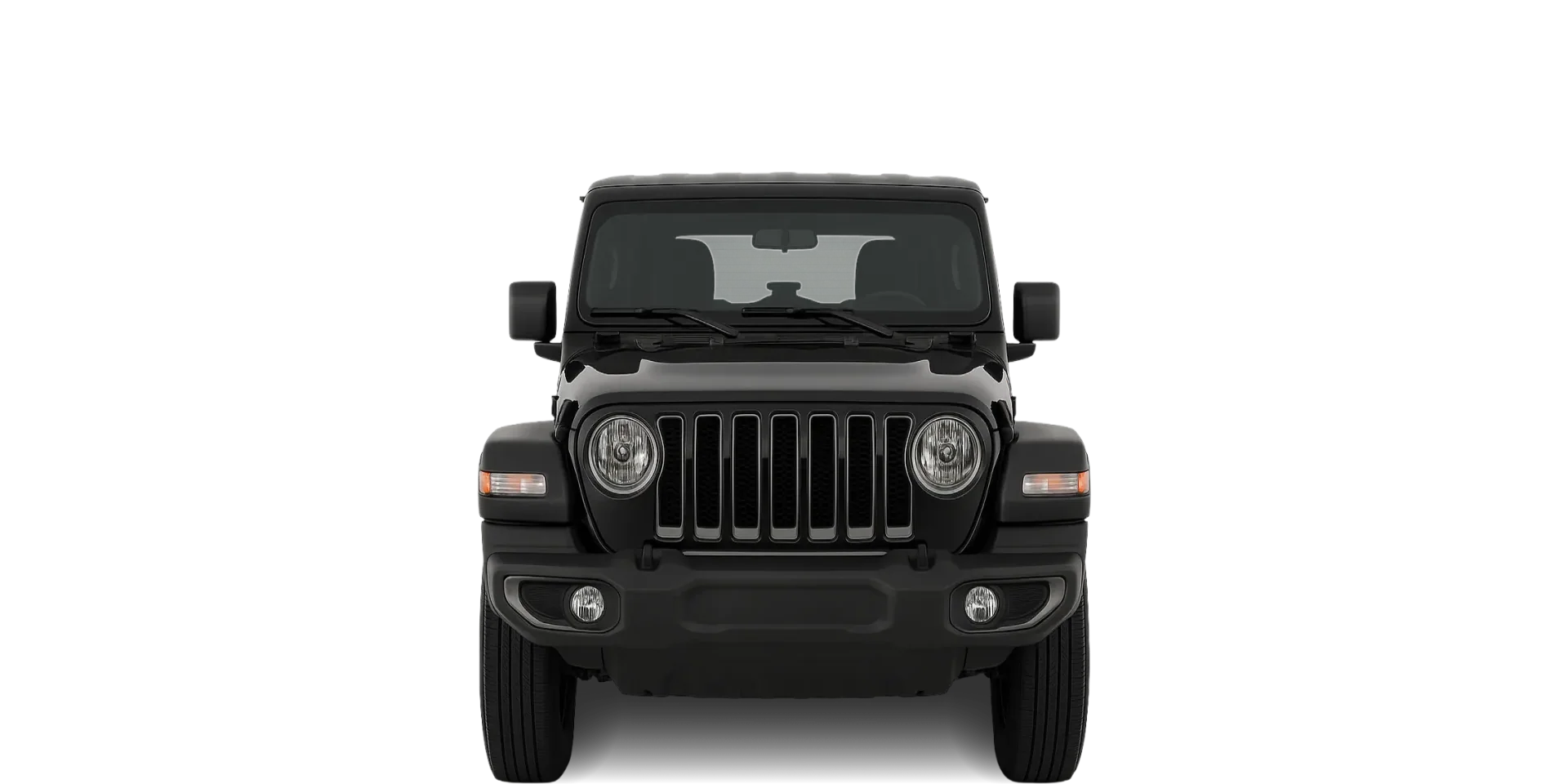Front view of the 2017 Jeep Wrangler Unlimited