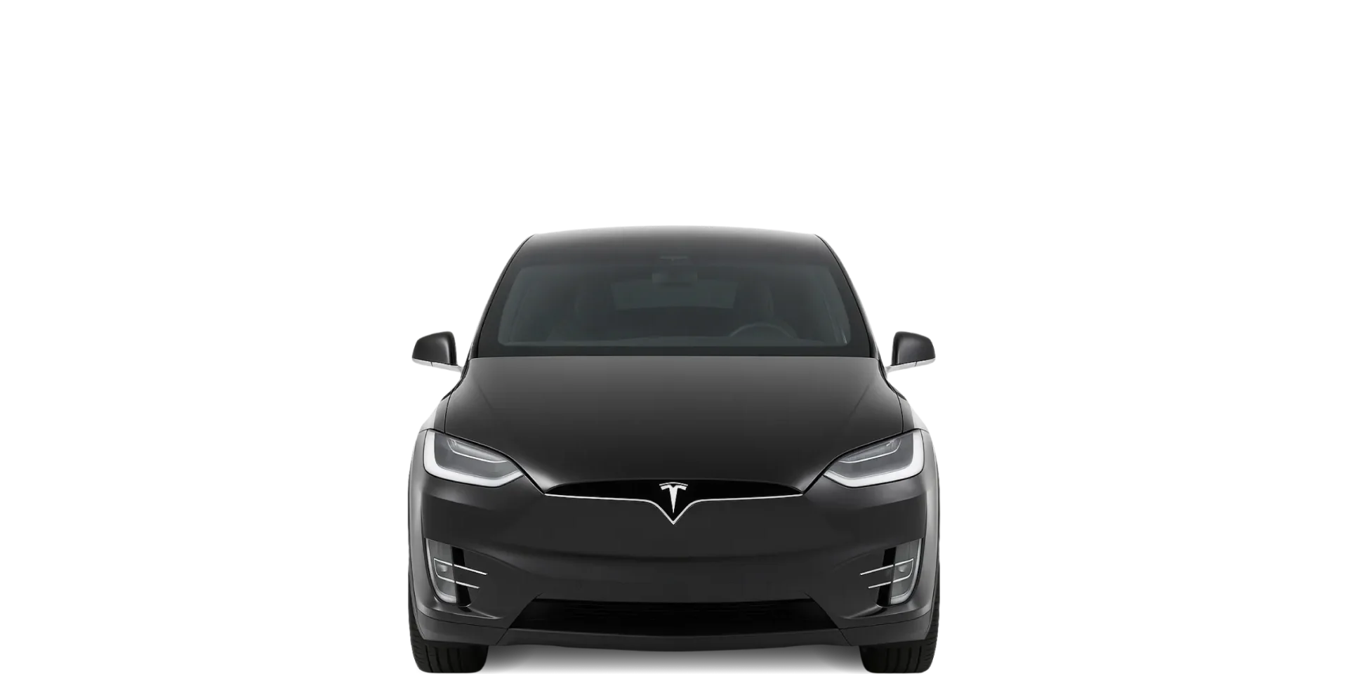 Front view of the 2015 Tesla Model X