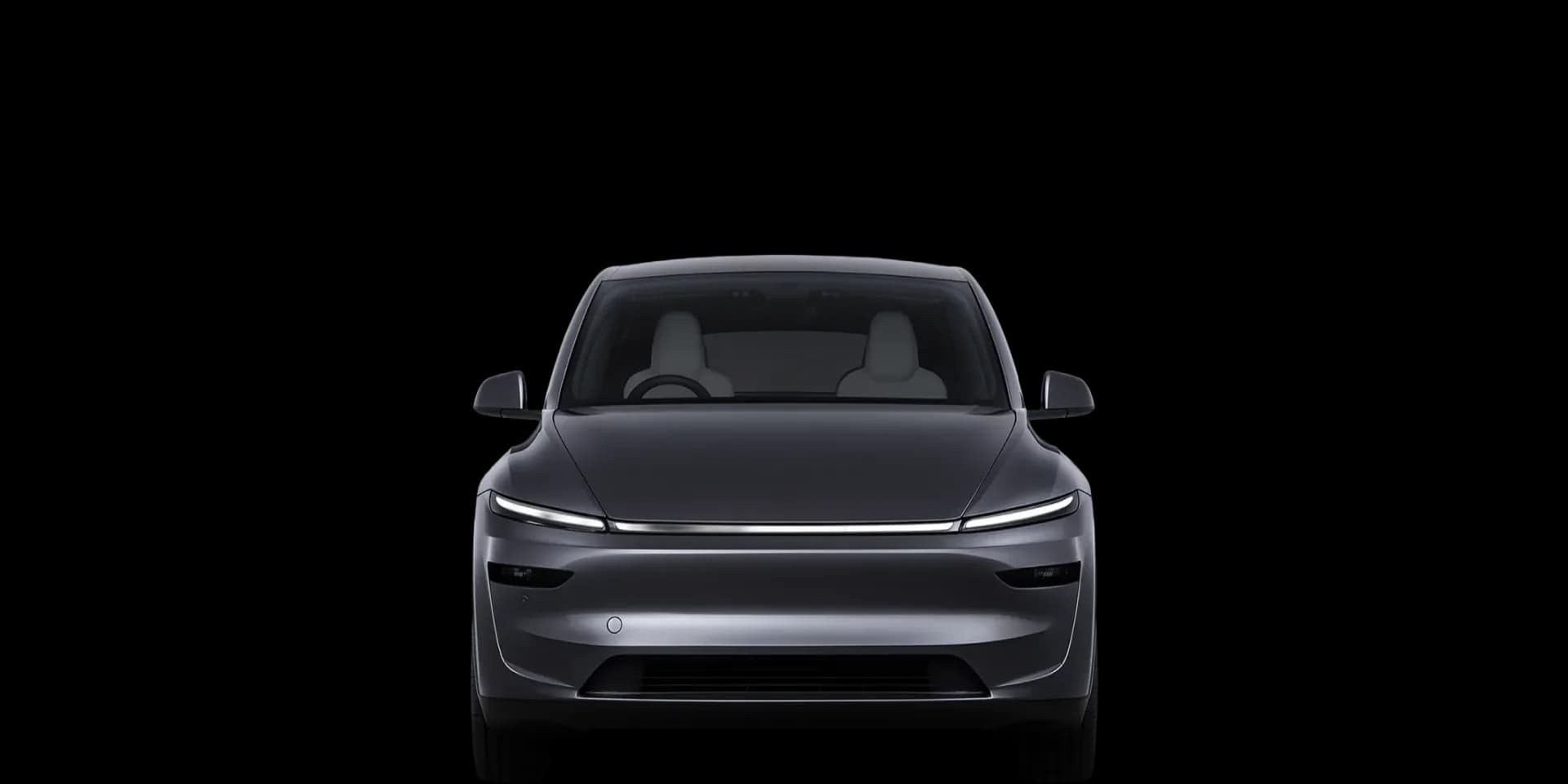 Front view of the 2020 Tesla Model Y