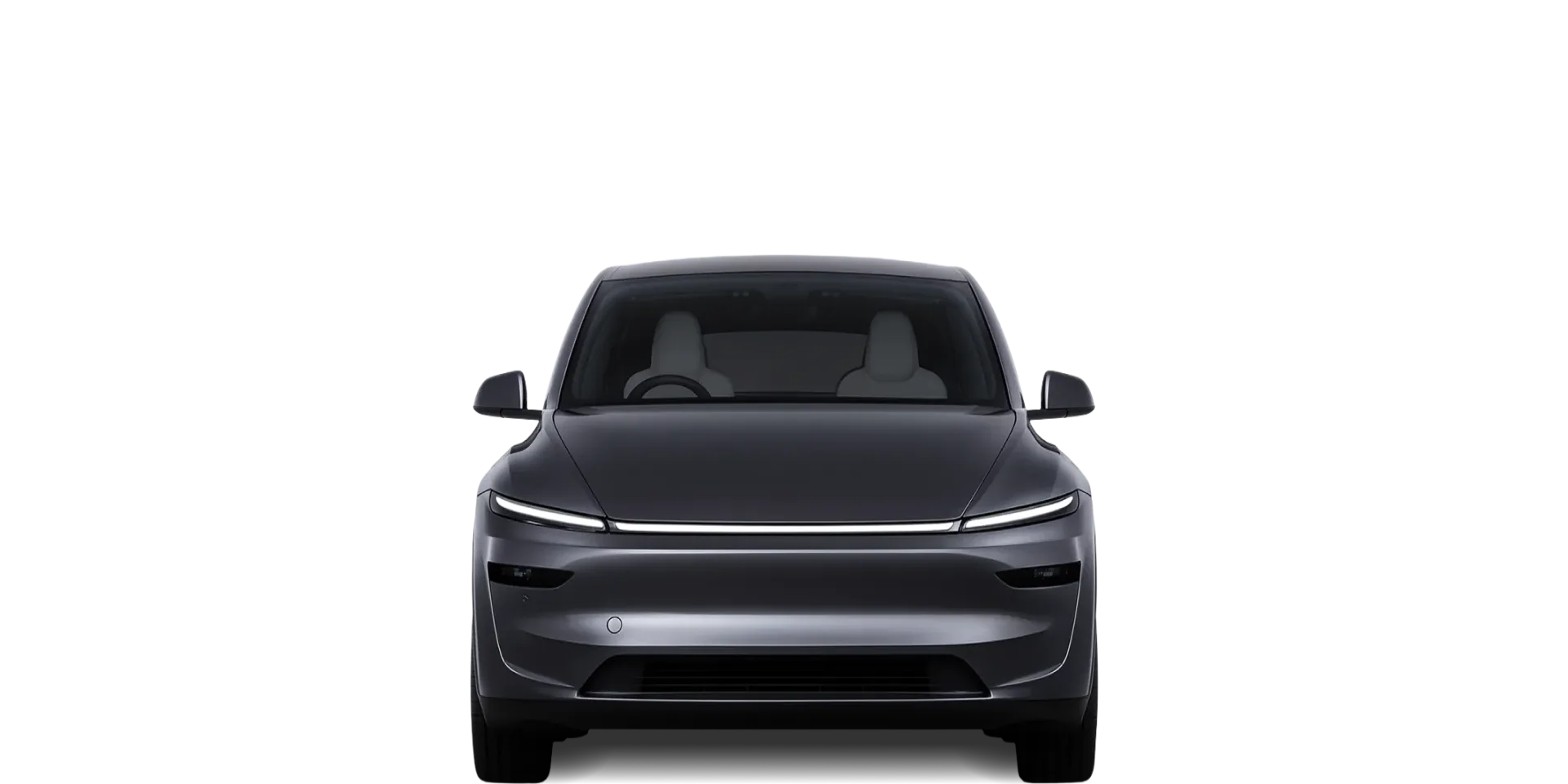 Front view of the 2020 Tesla Model Y