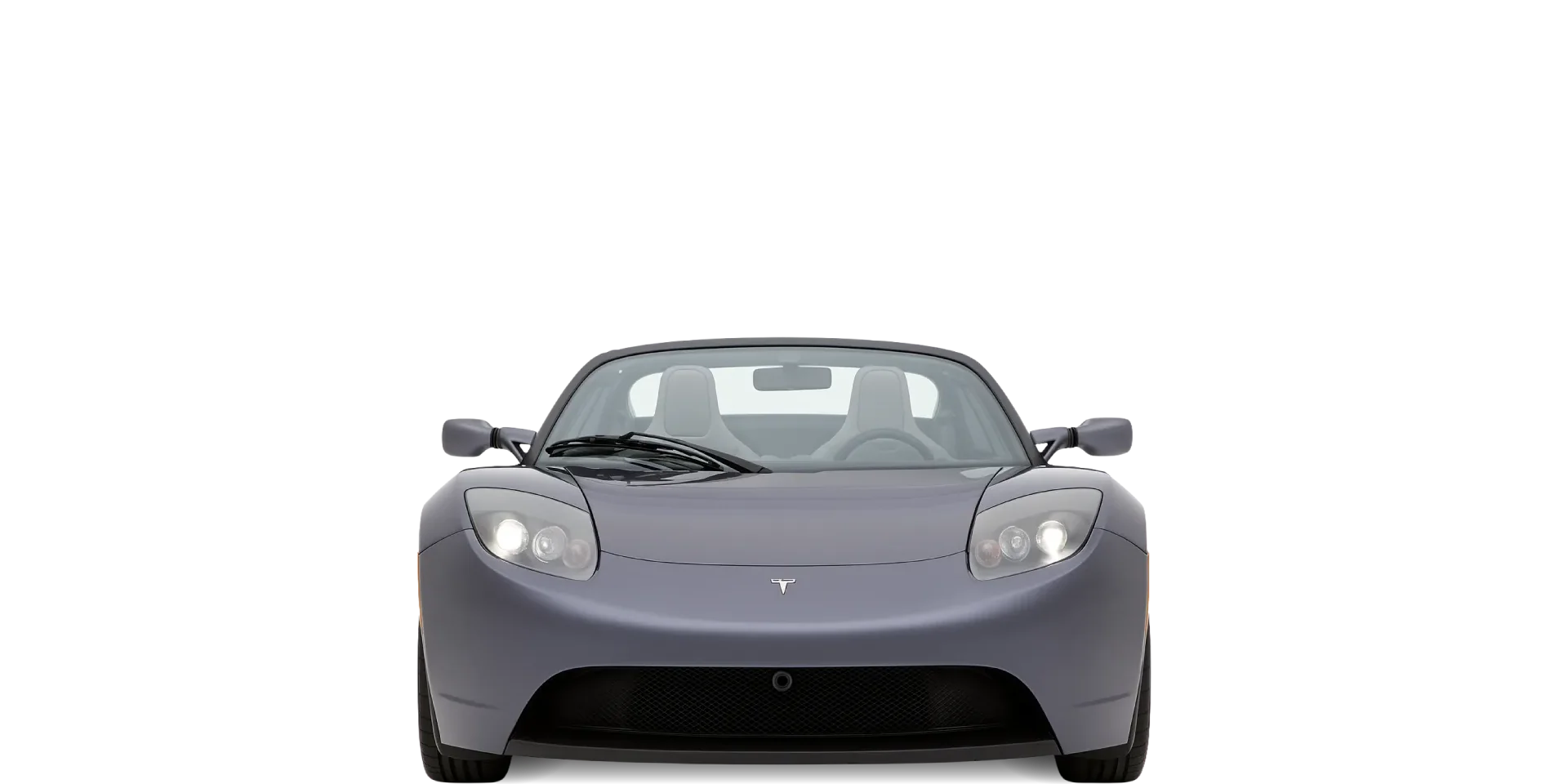 Front view of the 2008 Tesla Roadster