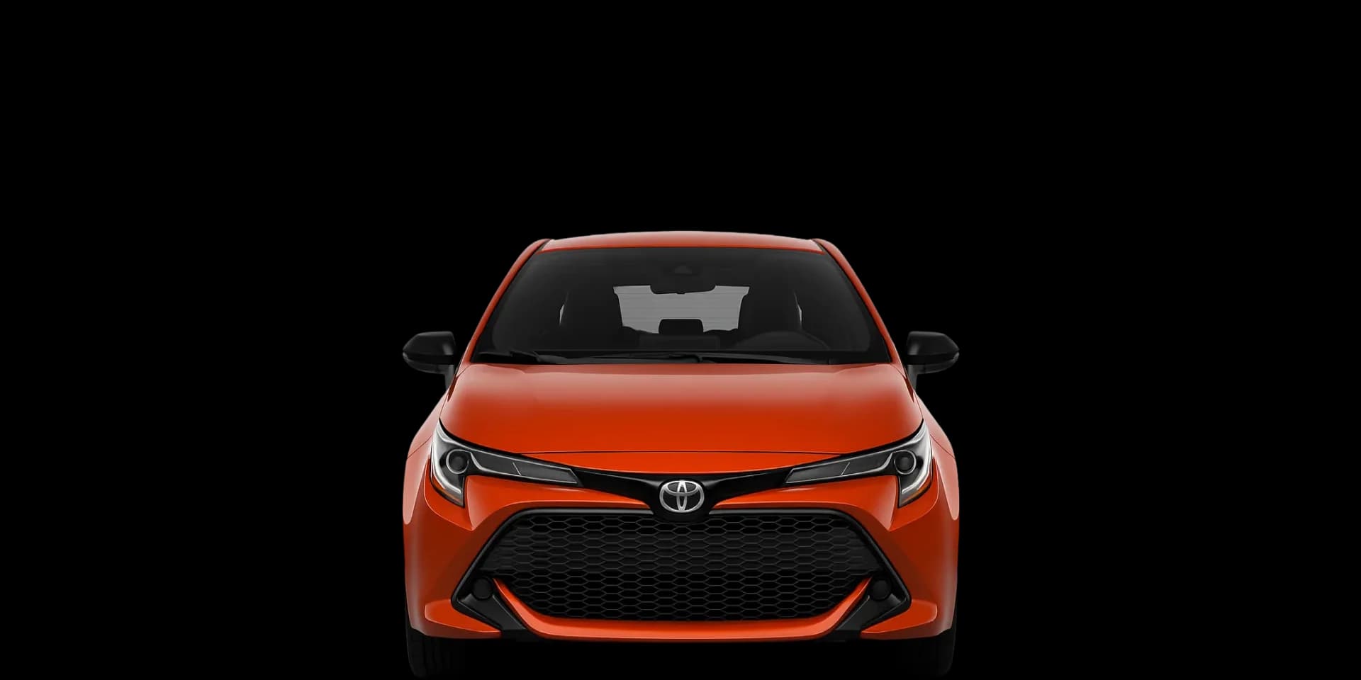 Front view of the 2023 Toyota Corolla Hatchback