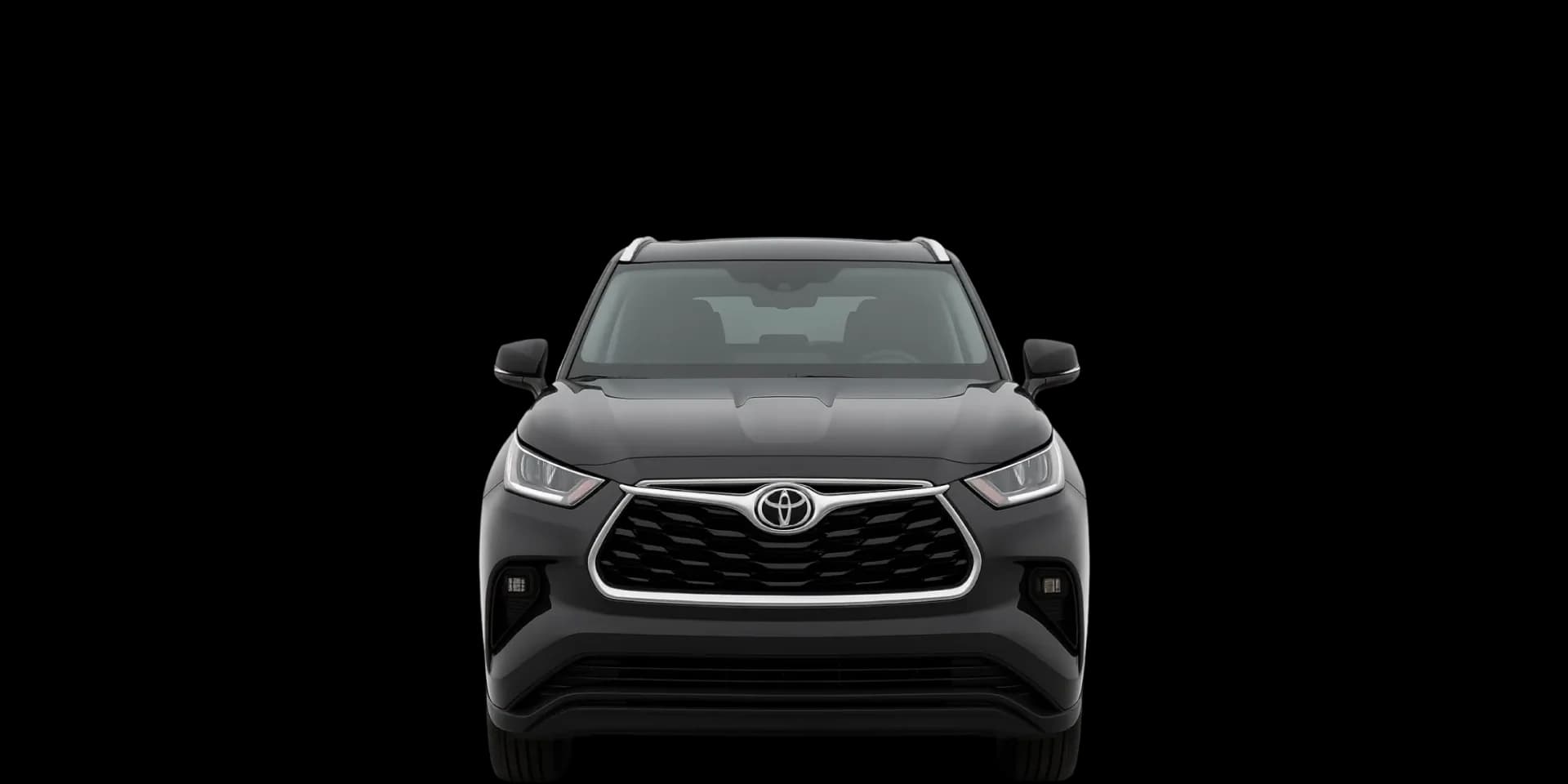 Front view of the 2020 Toyota Highlander
