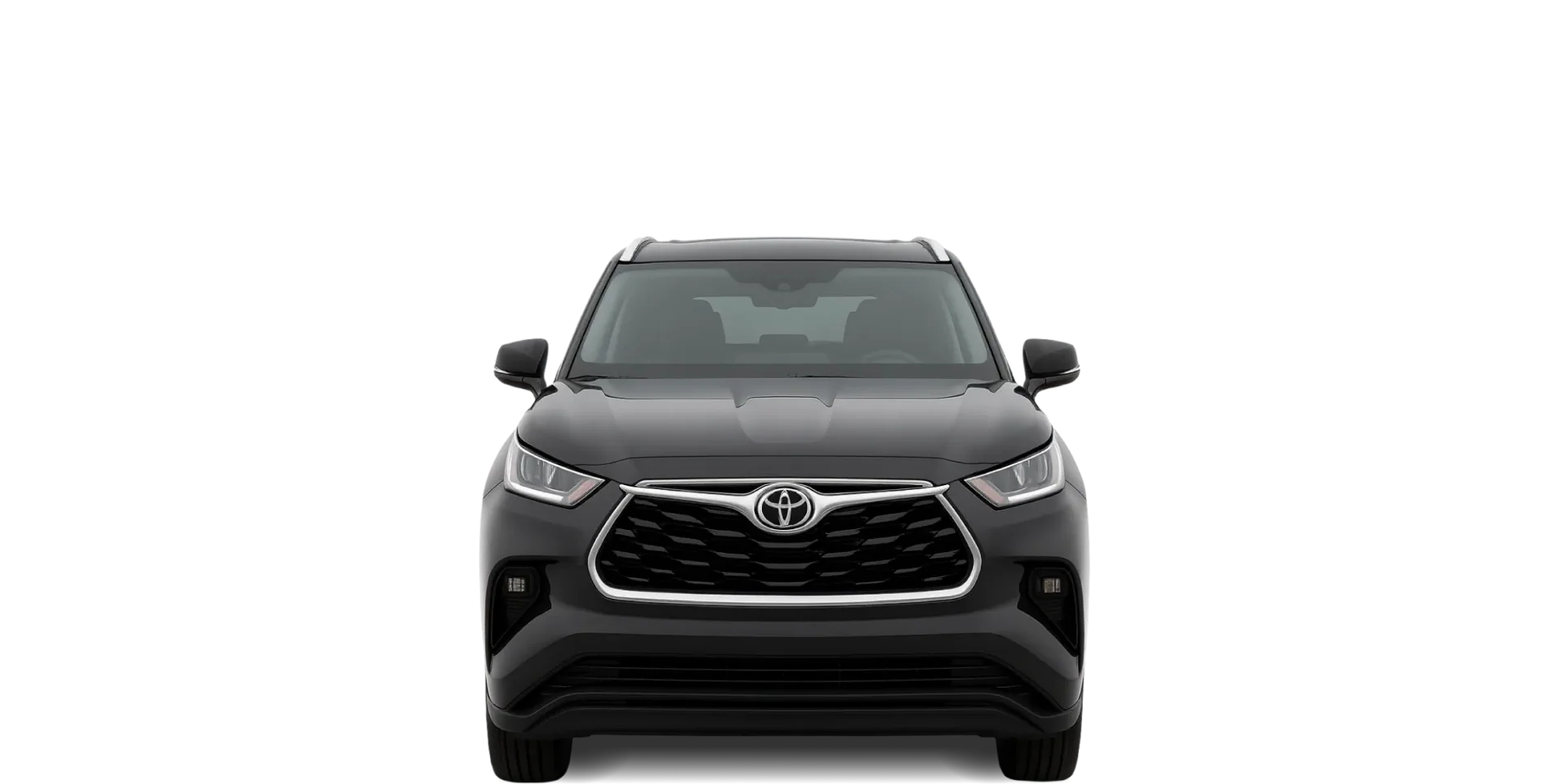 Front view of the 2020 Toyota Highlander