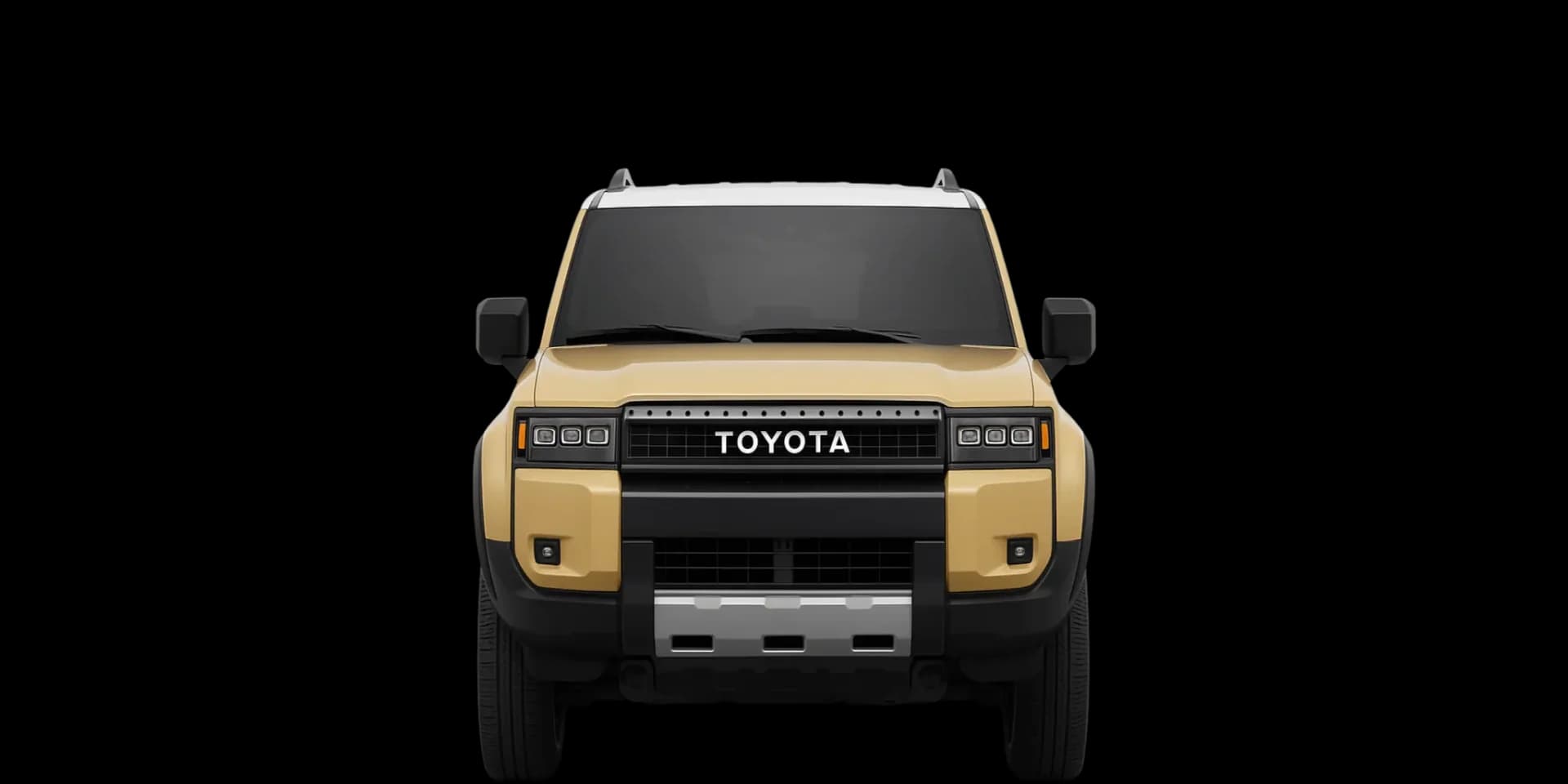 Front view of the 2021 Toyota Land Cruiser