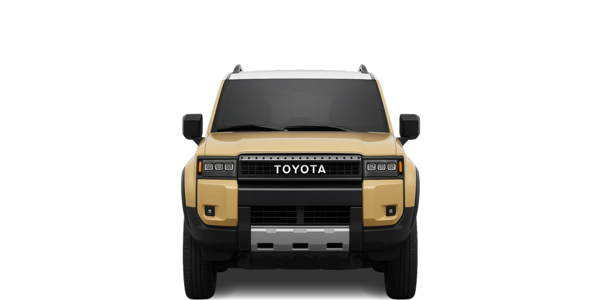 Front view of the 2021 Toyota Land Cruiser