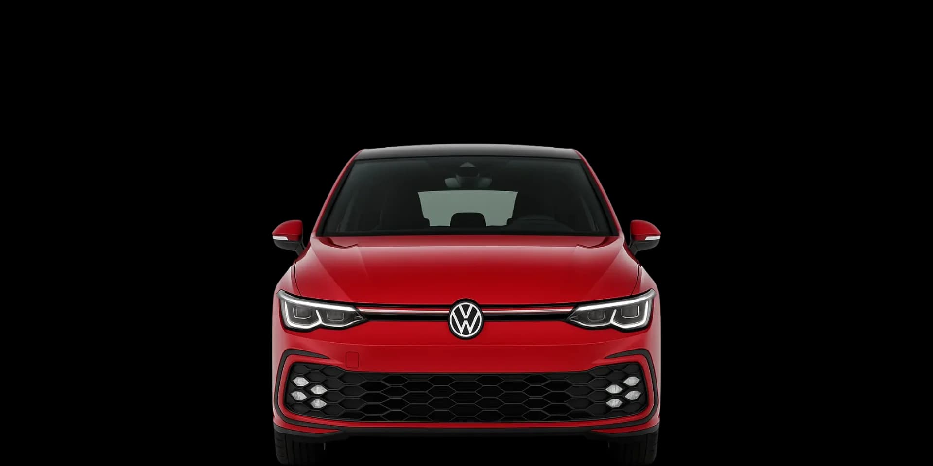 Front view of the 2024 Volkswagen Golf