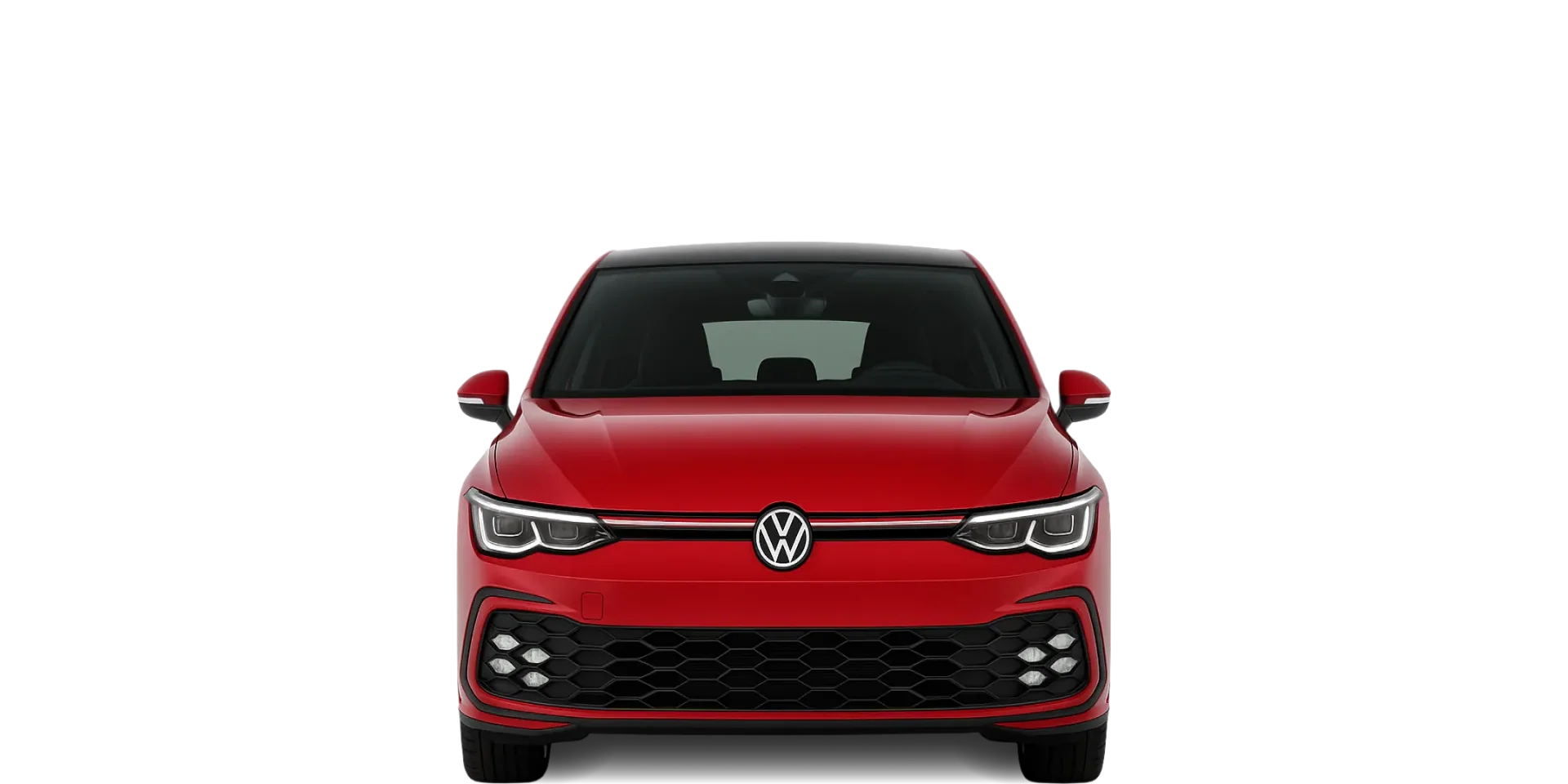 Front view of the 2024 Volkswagen Golf