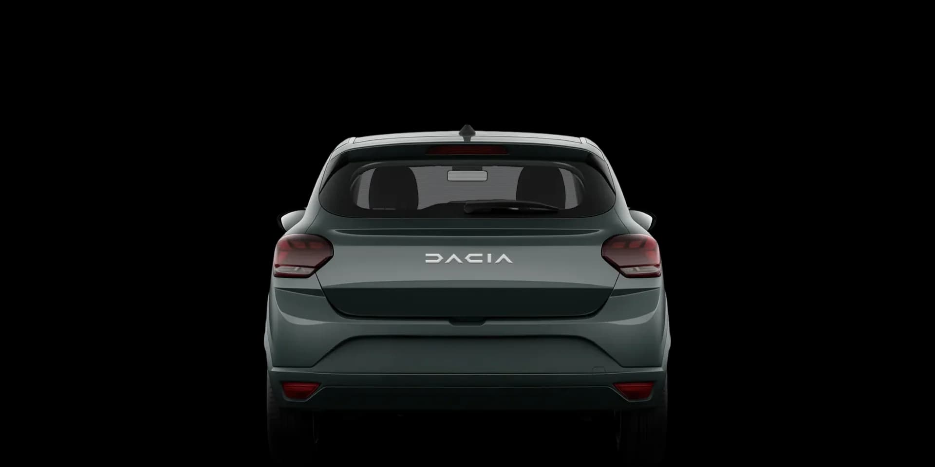 Rear view of the 2020 Dacia Sandero