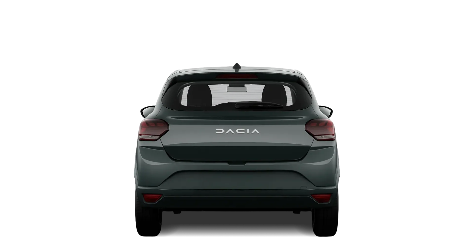 Rear view of the 2020 Dacia Sandero