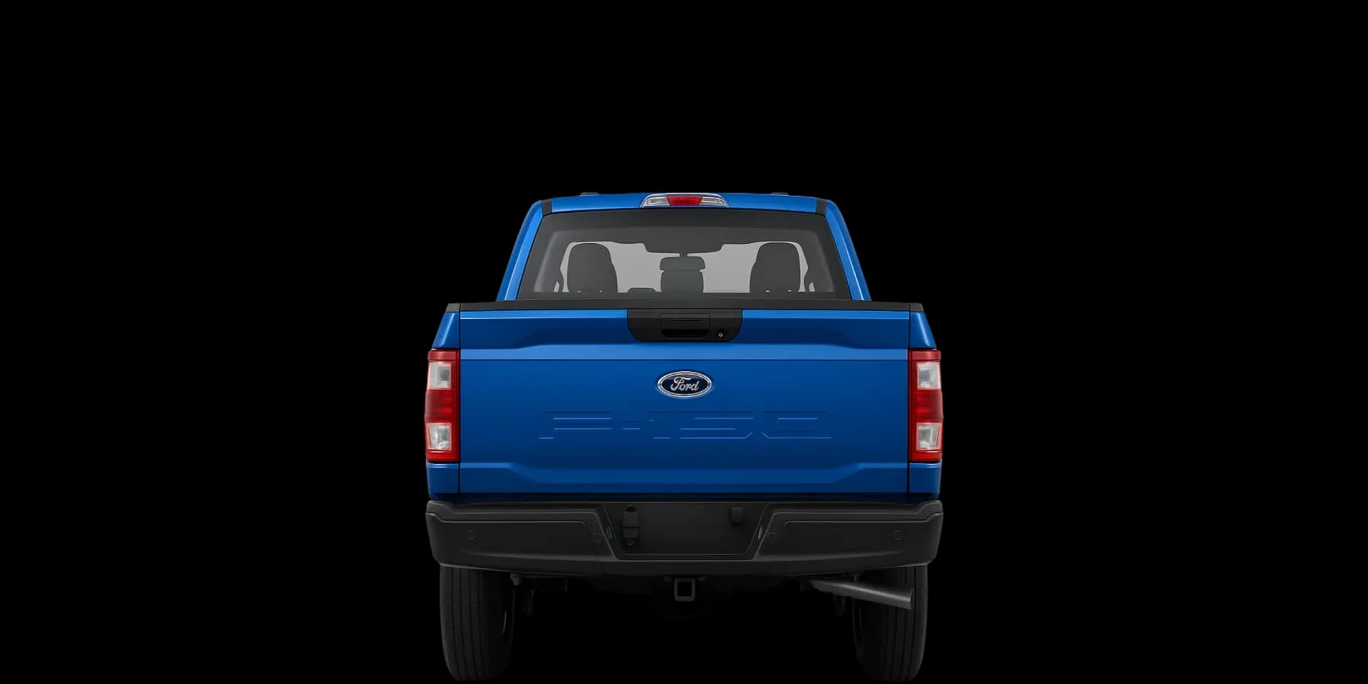 Rear view of the 2024 Ford F-150 Regular Cab 6-1/2 4x2