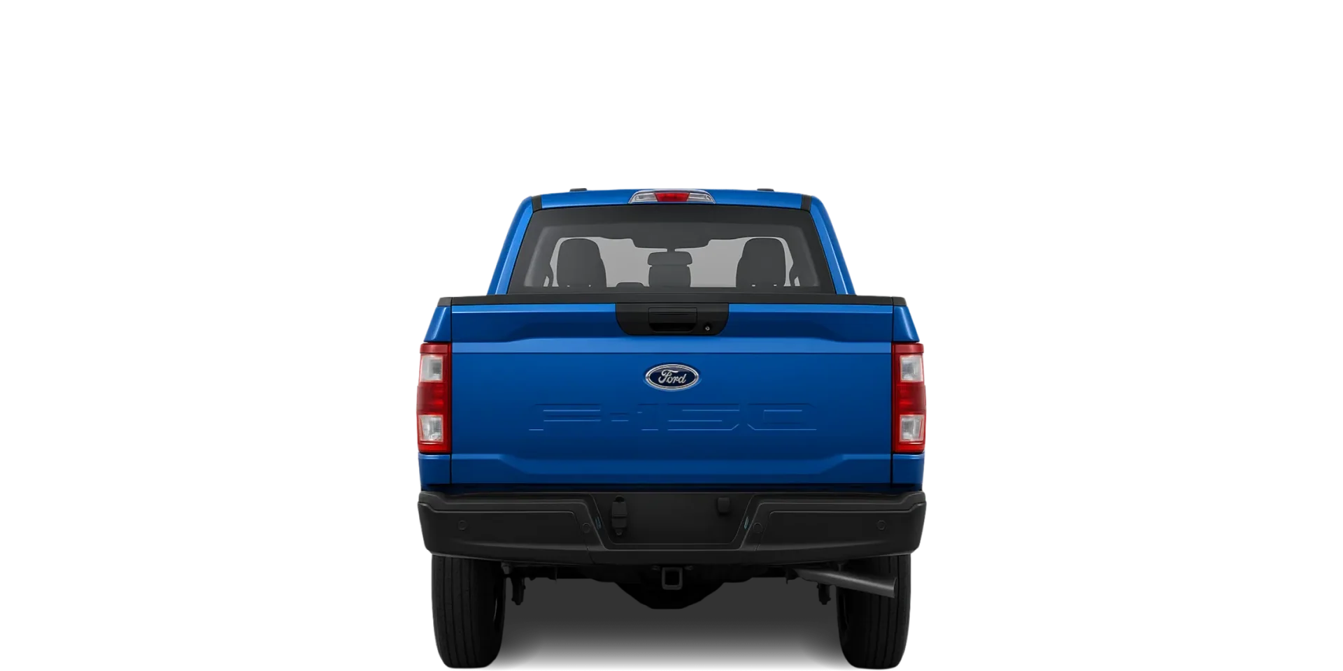 Rear view of the 2024 Ford F-150 Regular Cab 6-1/2 4x2
